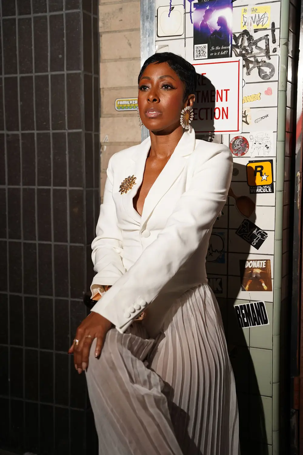 Simone Gibson at the NYFW 2026 dinner
