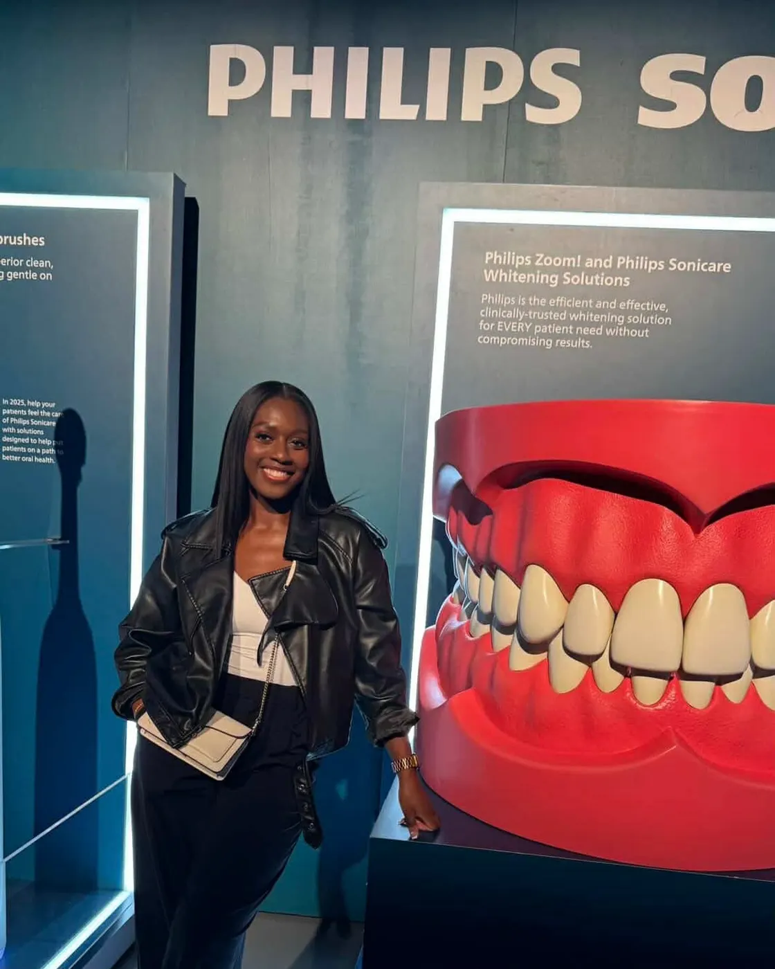 Elsa Senat at the Philips Sonicare Event